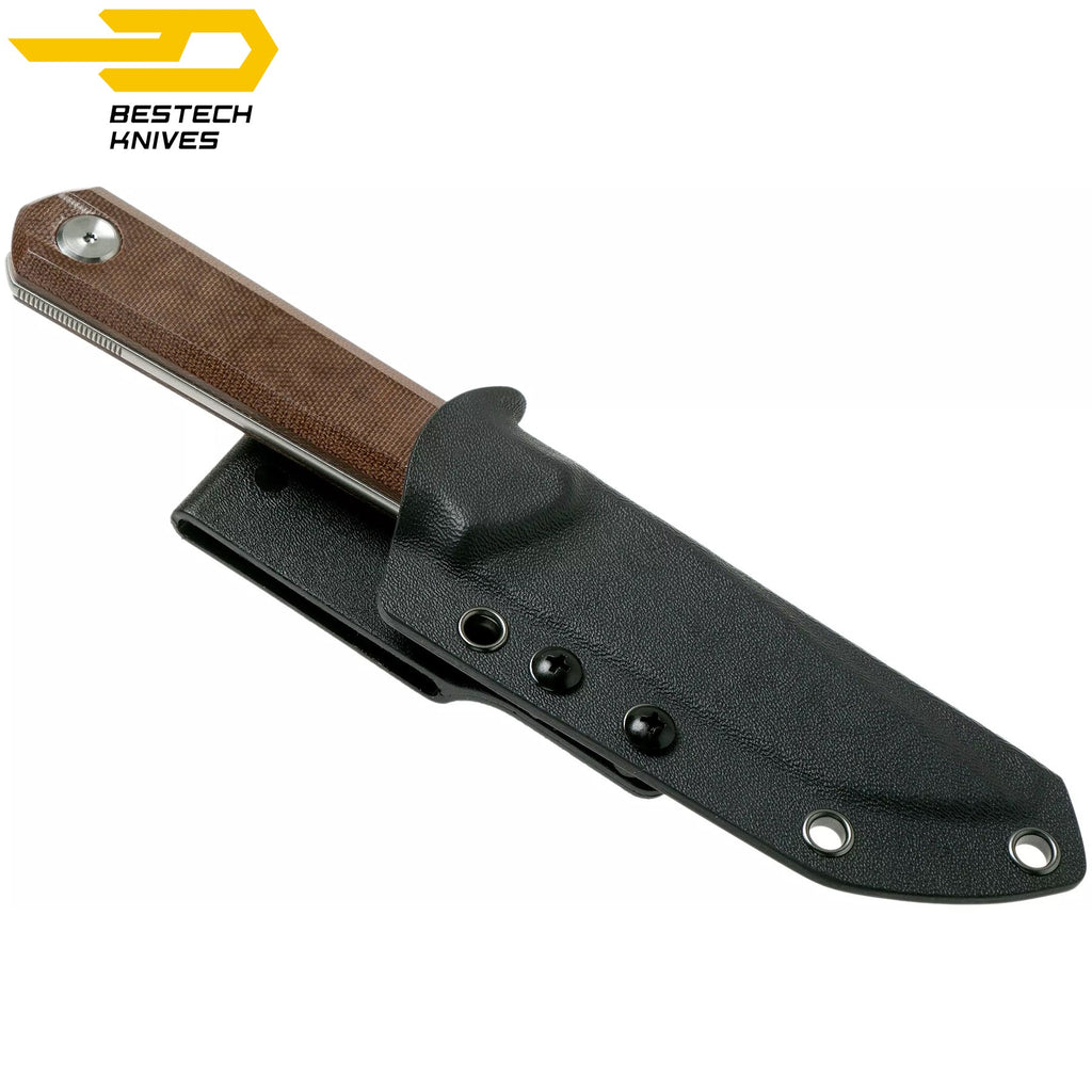 Bestech Faca Hedron Castanha Micarta D2 — foto 4