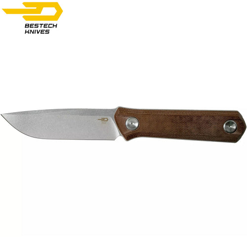 Bestech Faca Hedron Castanha Micarta D2 — foto 2