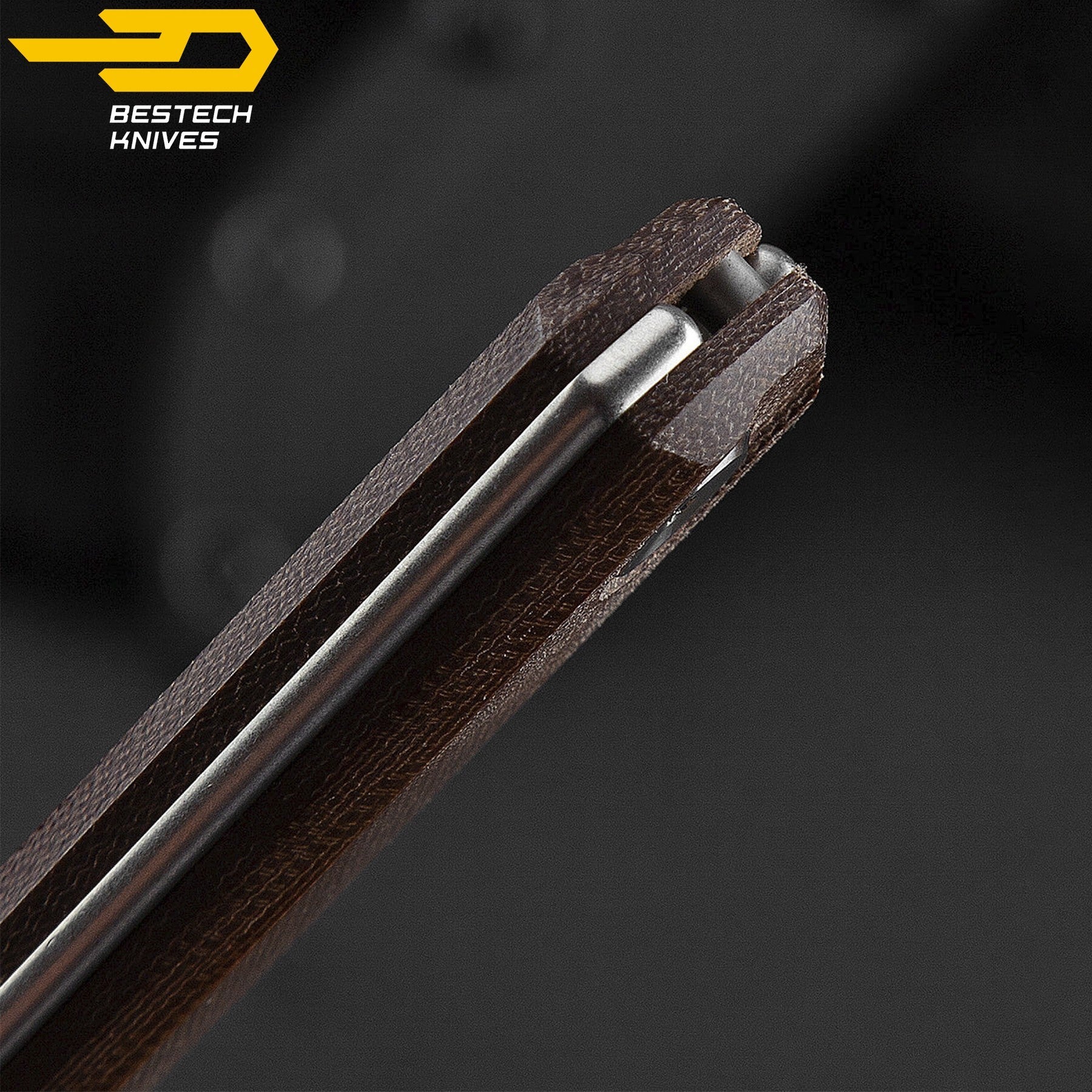 Bestech Faca Hedron Castanha Micarta D2 — foto 8