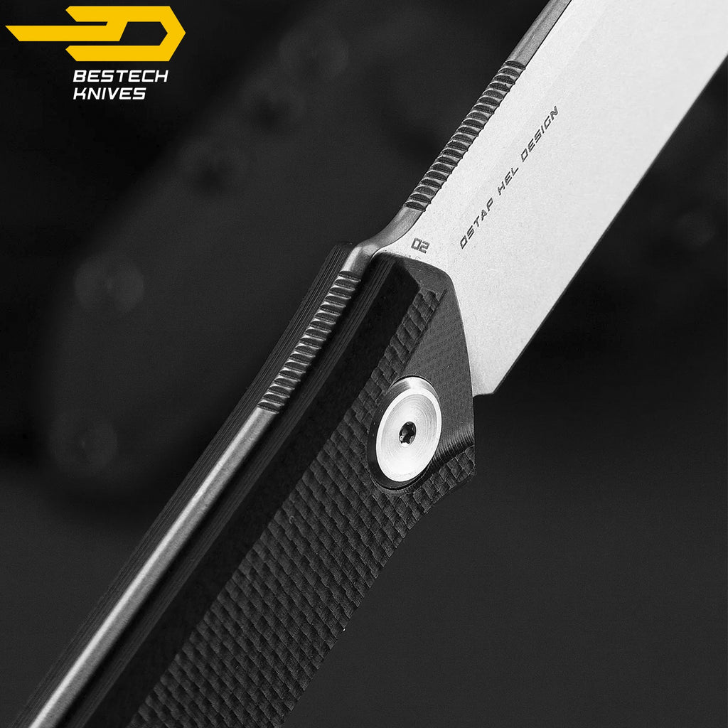 Bestech Faca Hedron Preto G10 D2 — foto 7