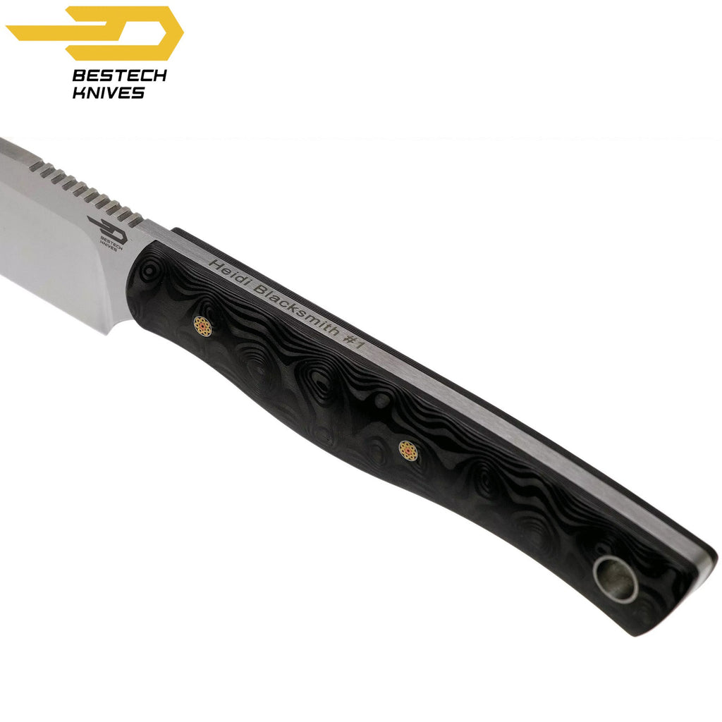 Bestech Faca Heidi Blacksmith Fibra de Carbono D2 — foto 5