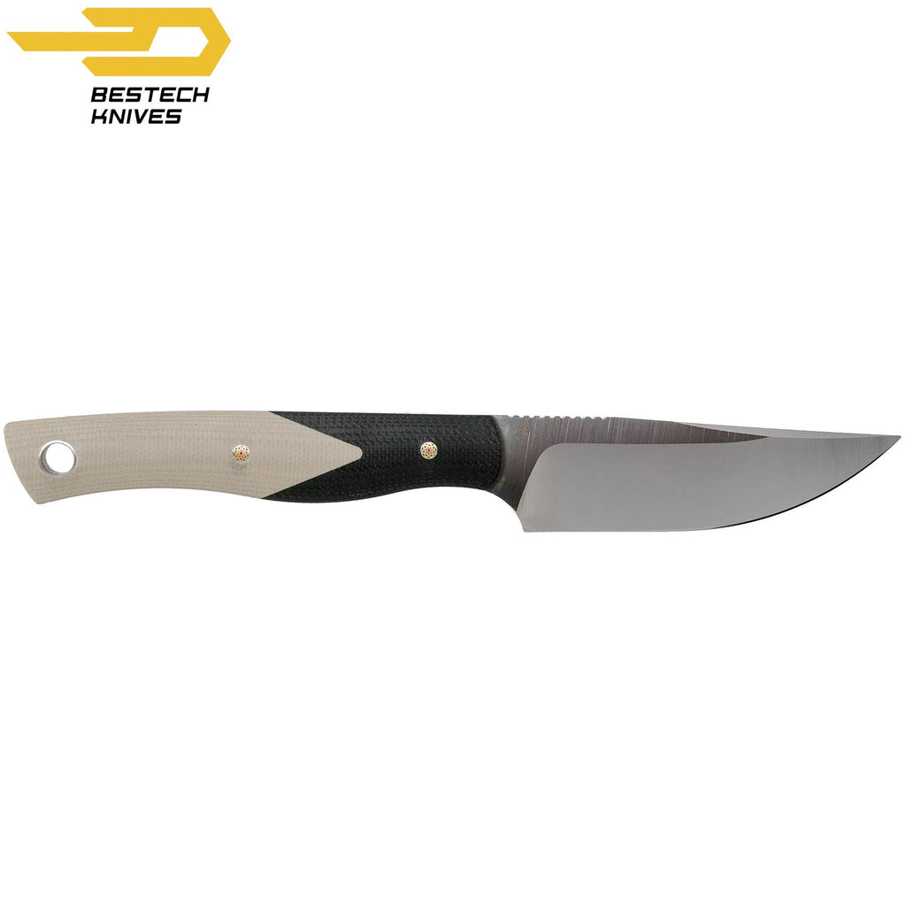 Bestech Faca Heidi Blacksmith Preto e Bege G10 D2 — foto 5