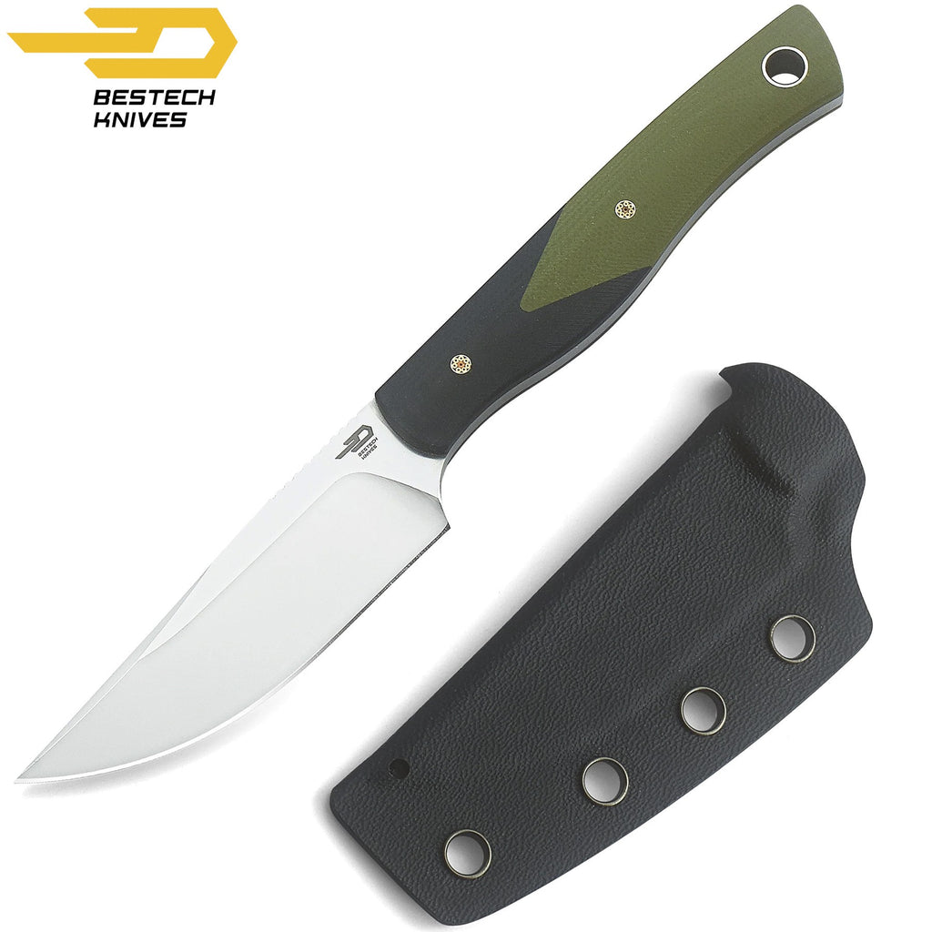 Bestech Faca Heidi Blacksmith Preto e Verde G10 D2 — foto 6