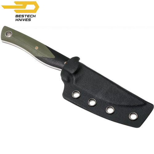 Bestech Faca Heidi Blacksmith Preto e Verde G10 D2 — foto 2