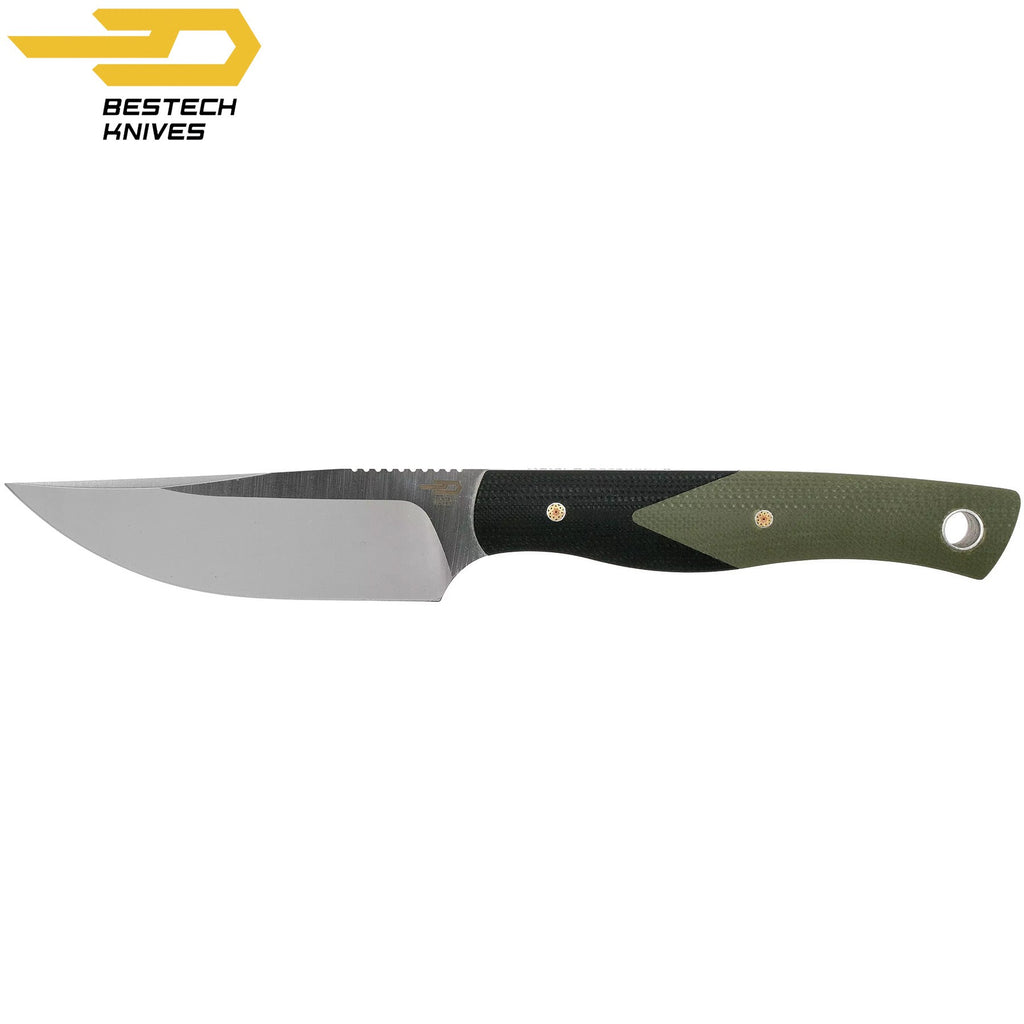 Bestech Faca Heidi Blacksmith Preto e Verde G10 D2 — foto 4