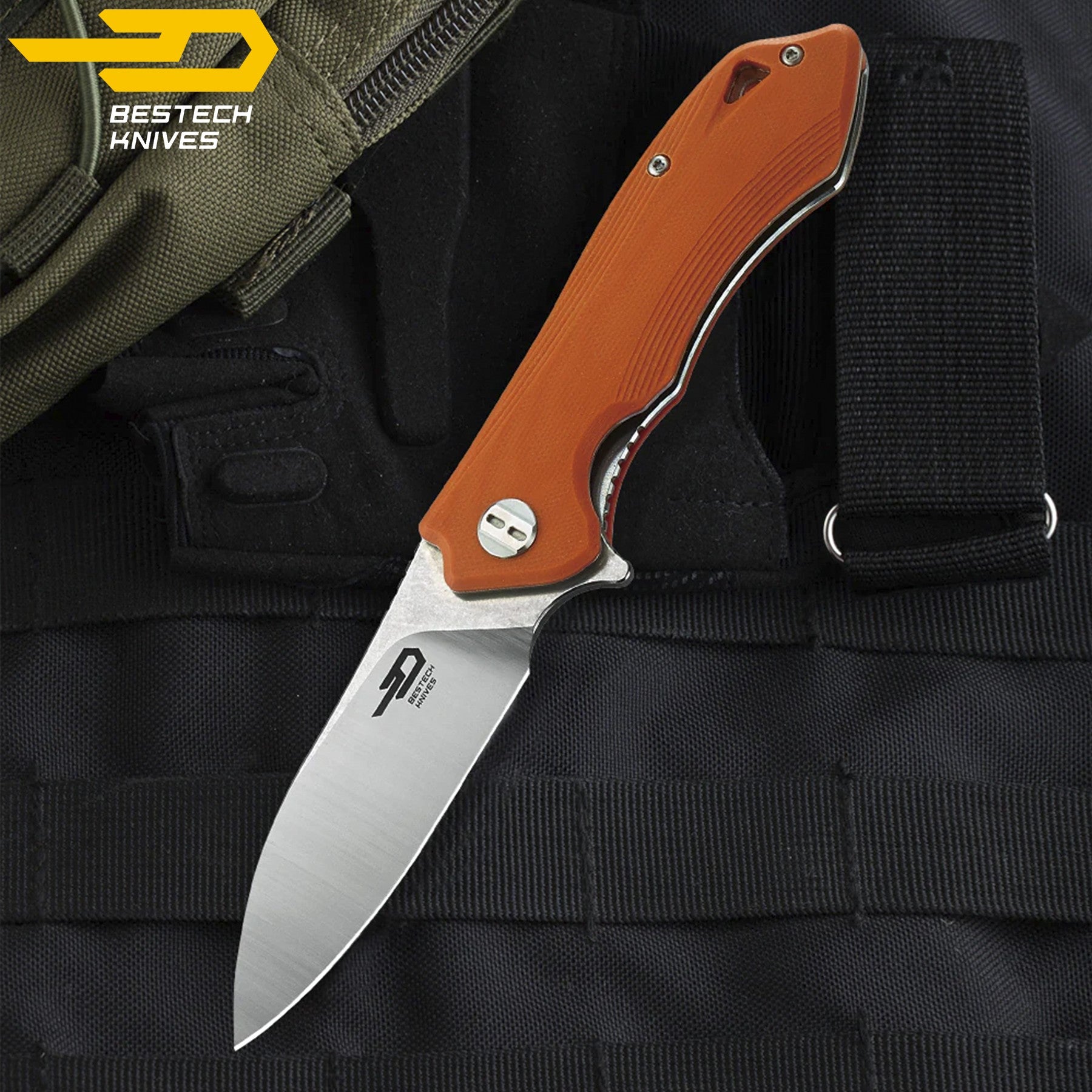 Bestech Navalha Beluga Laranja G10 D2 — foto 9
