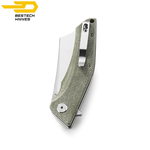 Bestech Navalha Cubis Bege Micarta D2 — foto 2