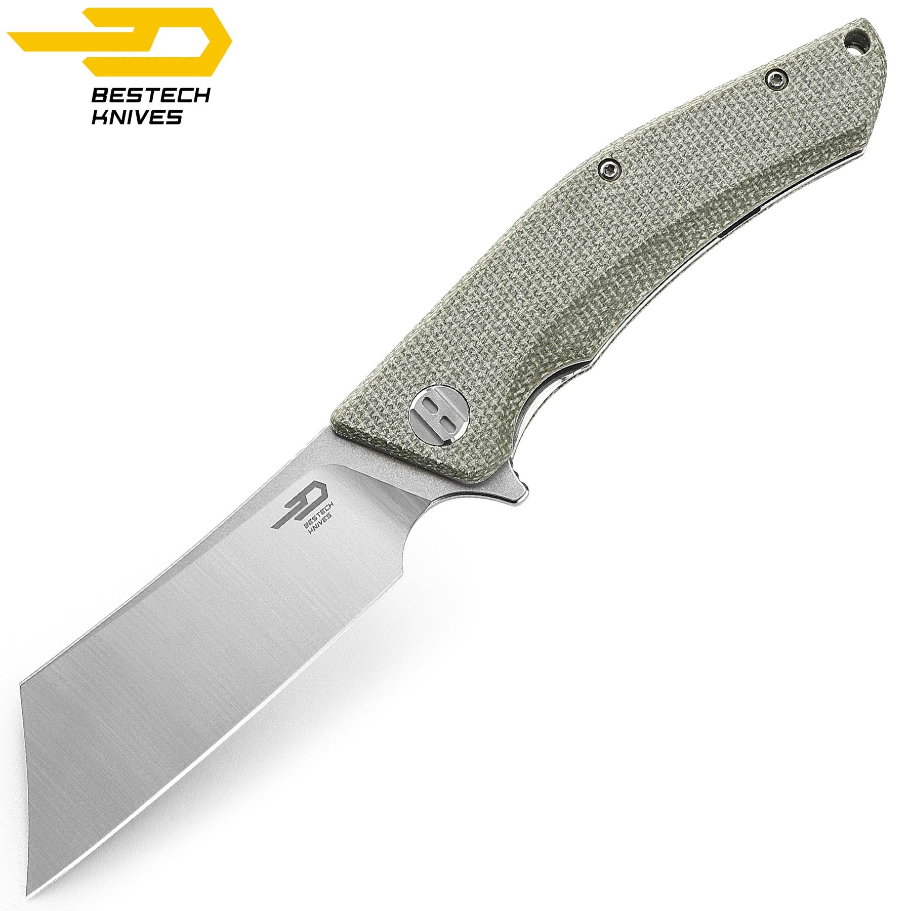 Bestech Navalha Cubis Bege Micarta D2