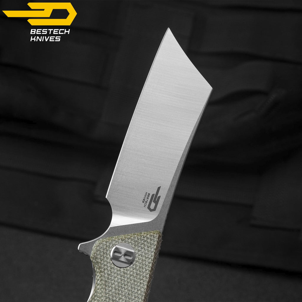 Bestech Navalha Cubis Bege Micarta D2 — foto 7