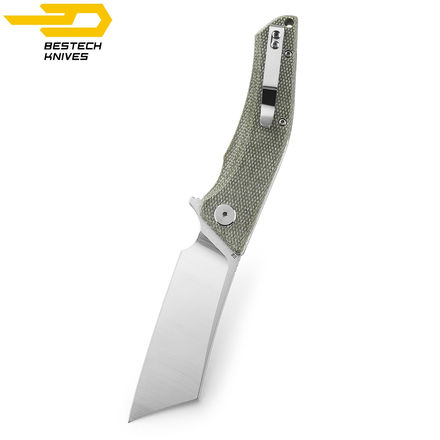 Bestech Navalha Cubis Bege Micarta D2 — foto 3