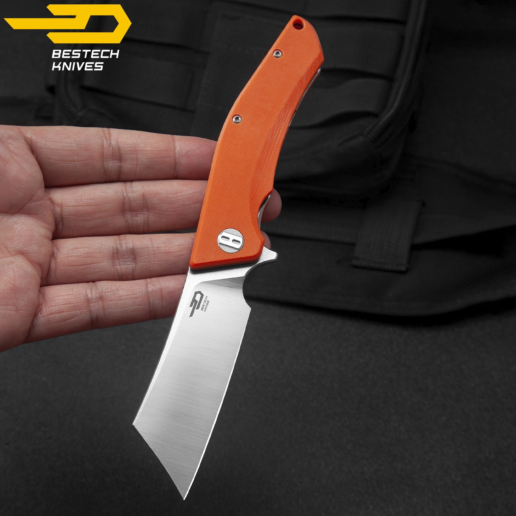 Bestech Navalha Cubis Laranja G10 D2 — foto 6