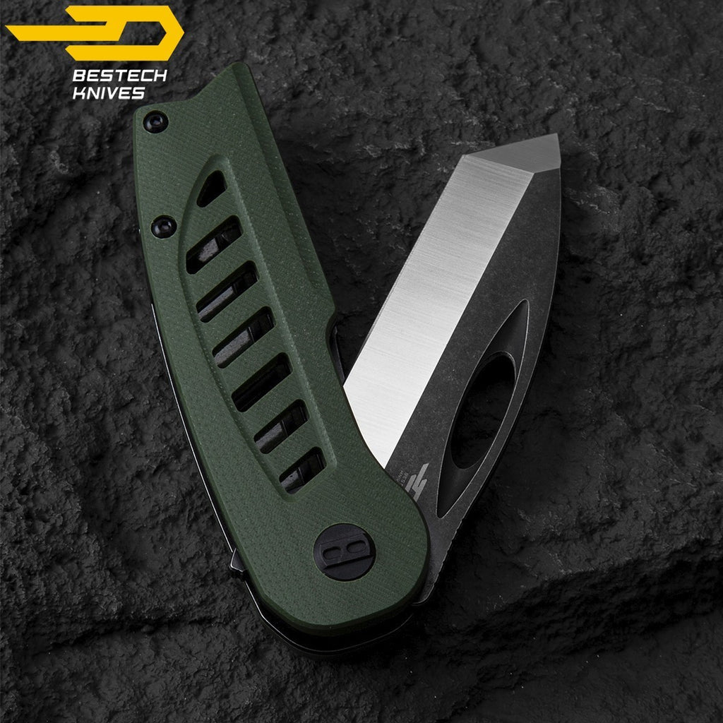 Bestech Navalha Explorer Verde Tropa G10 D2 — foto 5