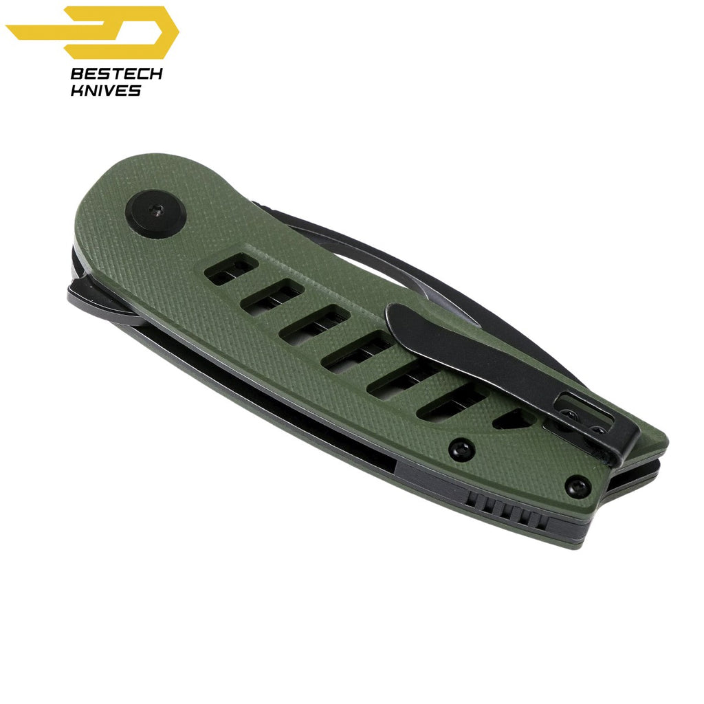 Bestech Navalha Explorer Verde Tropa G10 D2 — foto 2
