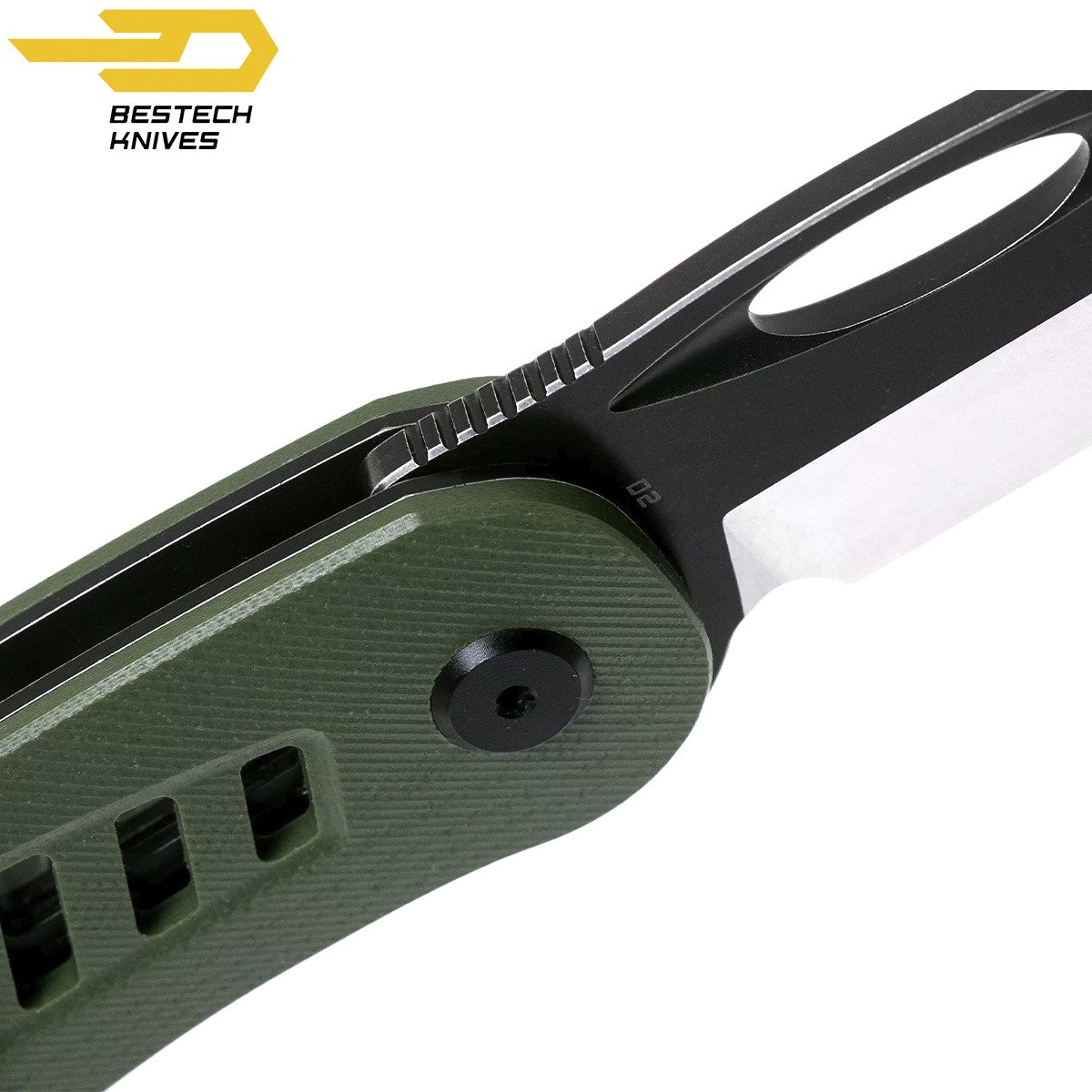 Bestech Navalha Explorer Verde Tropa G10 D2 — foto 4