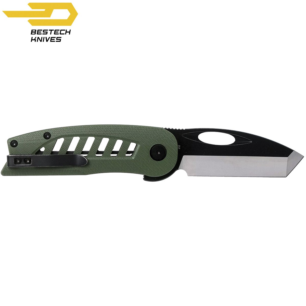 Bestech Navalha Explorer Verde Tropa G10 D2 — foto 3