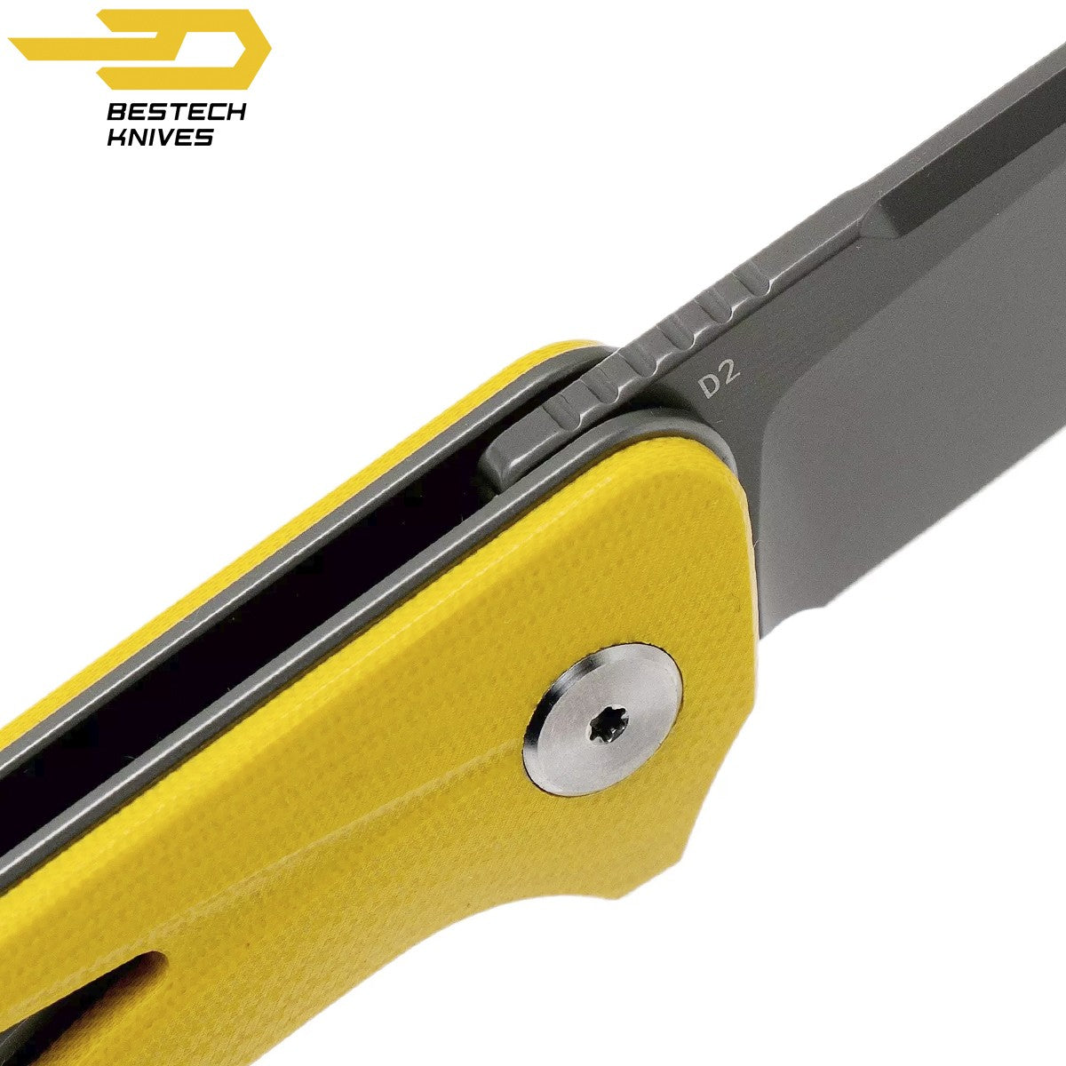 Bestech Navalha Eye of Ra Amarelo G10 D2 — foto 8