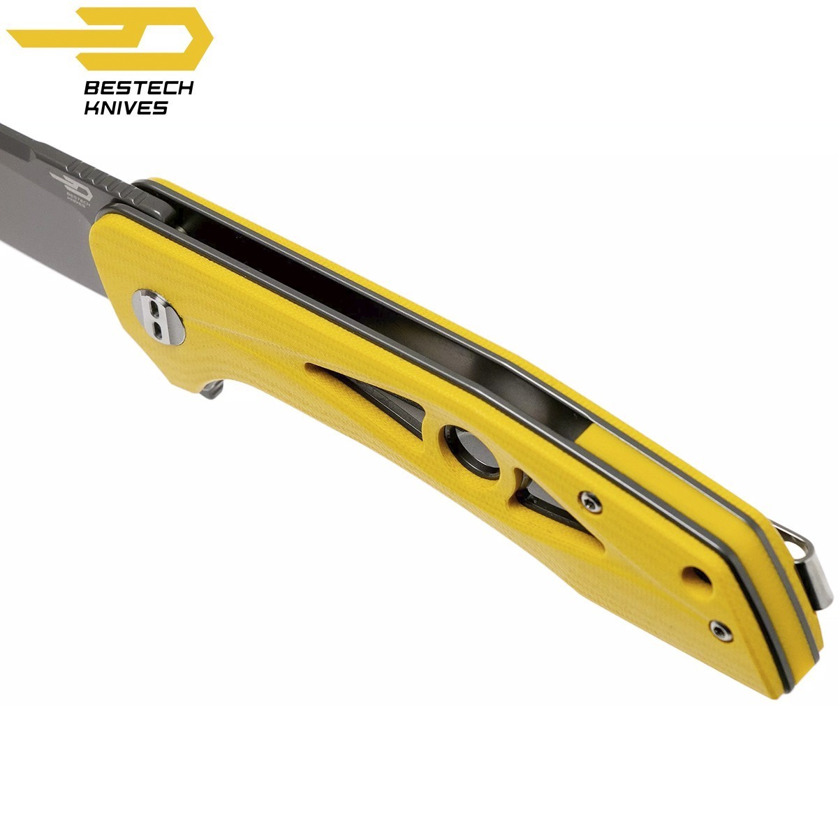 Bestech Navalha Eye of Ra Amarelo G10 D2 — foto 7
