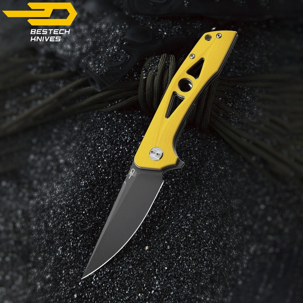 Bestech Navalha Eye of Ra Amarelo G10 D2 — foto 9