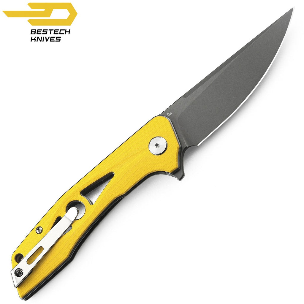 Bestech Navalha Eye of Ra Amarelo G10 D2 — foto 6