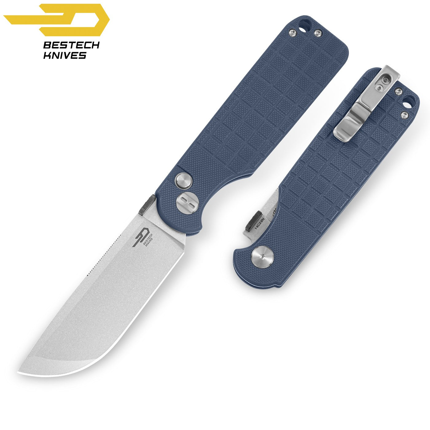 Bestech Navalha Glok Cinzento G10 14C28N — foto 4