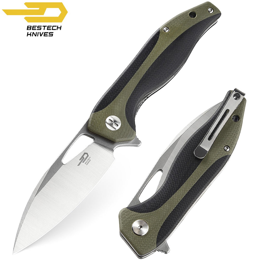 Bestech Navalha Komodo Preta Verde Tropa G10 D2 — foto 4