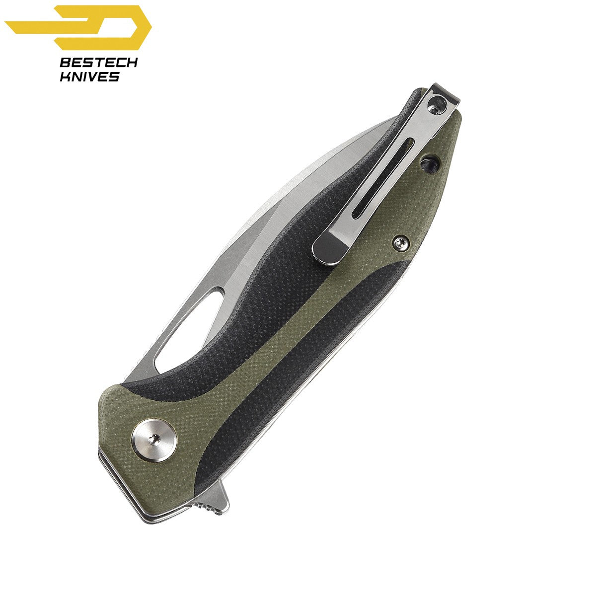 Bestech Navalha Komodo Preta Verde Tropa G10 D2 — foto 2