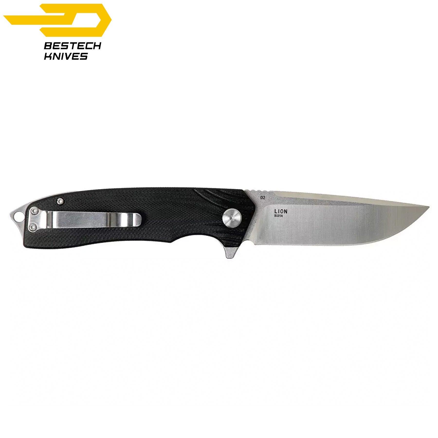 Bestech Navalha Lion Preto G10 D2 — foto 4