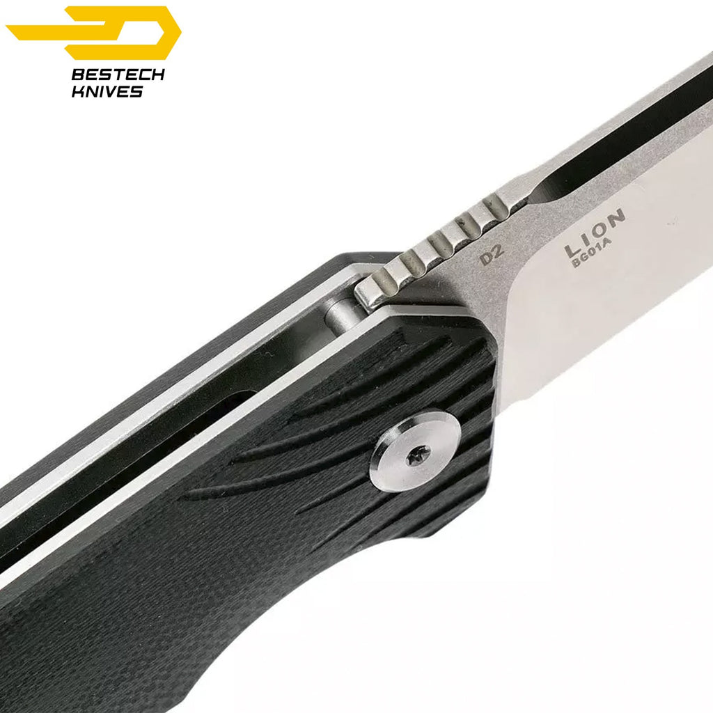Bestech Navalha Lion Preto G10 D2 — foto 8