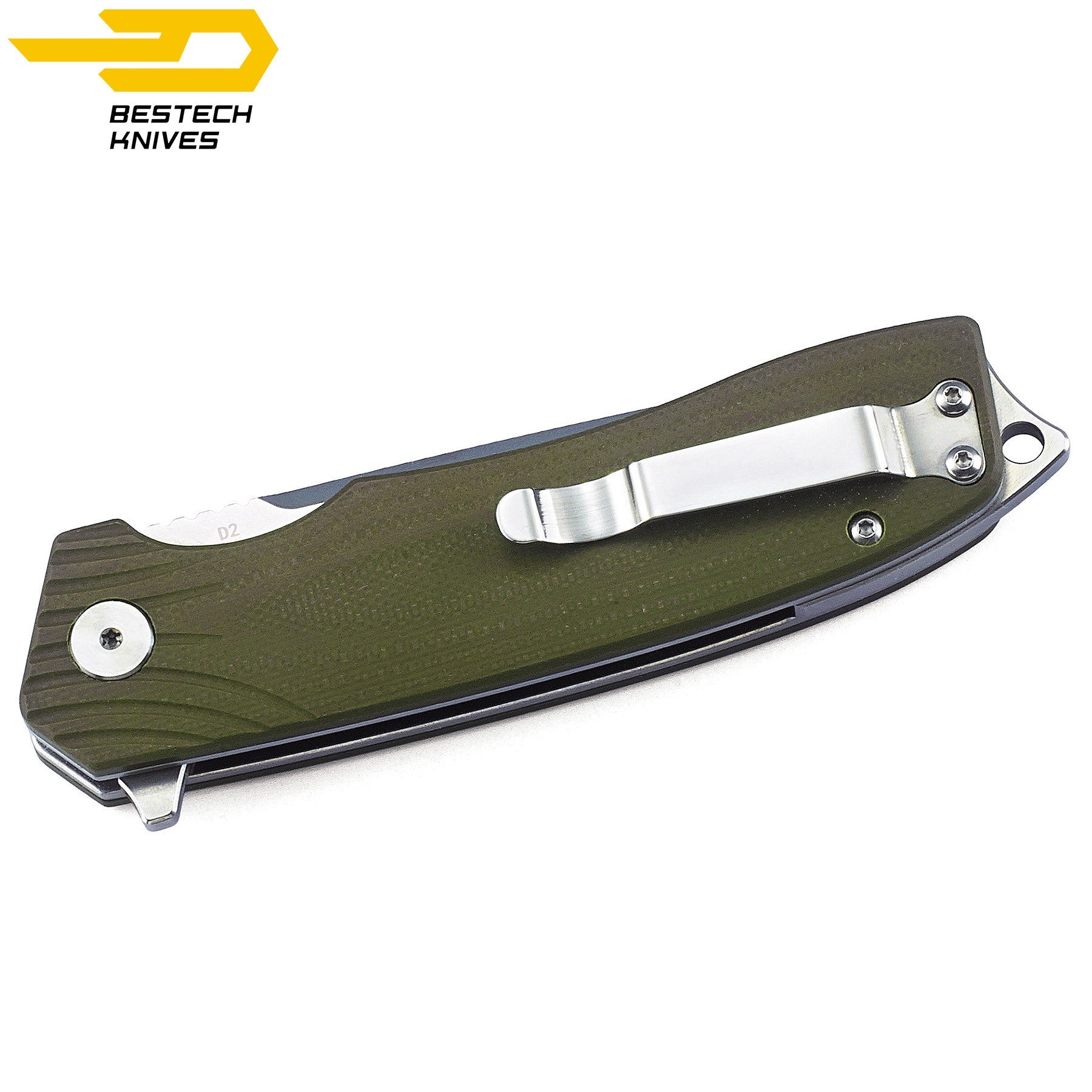 Bestech Navalha Lion Verde Tropa G10 D2 — foto 3
