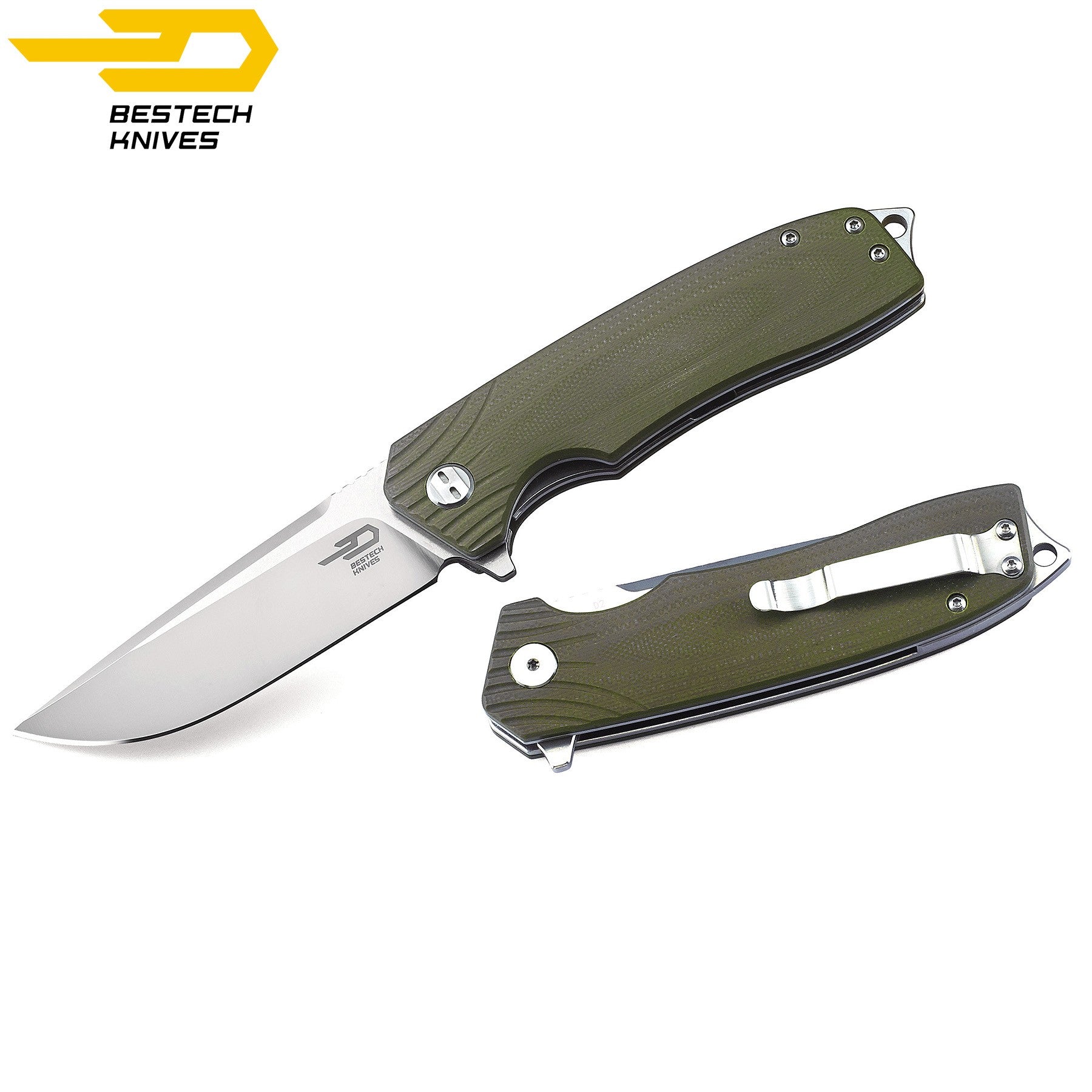 Bestech Navalha Lion Verde Tropa G10 D2 — foto 5