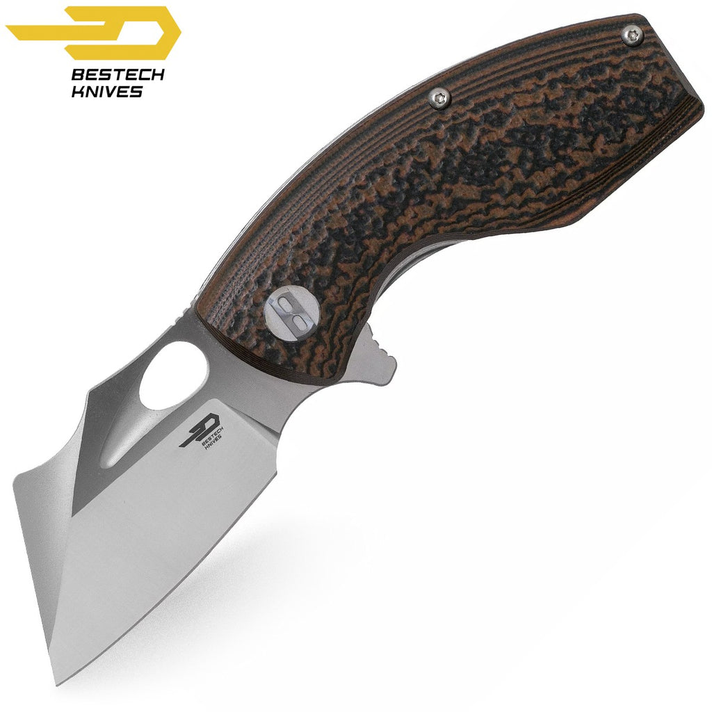 Bestech Navalha Lizard Preto Laranja G10 D2