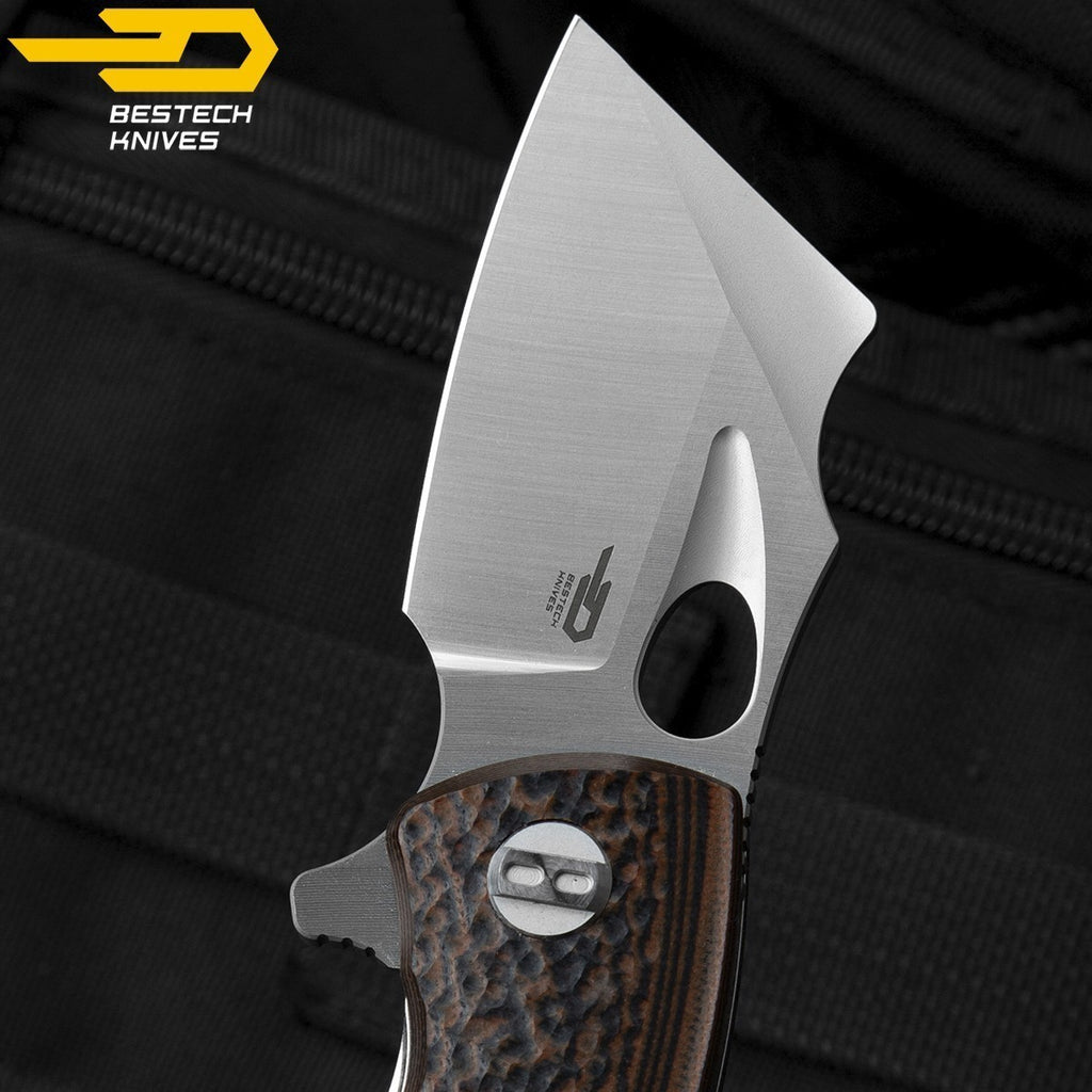 Bestech Navalha Lizard Preto Laranja G10 D2 — foto 6