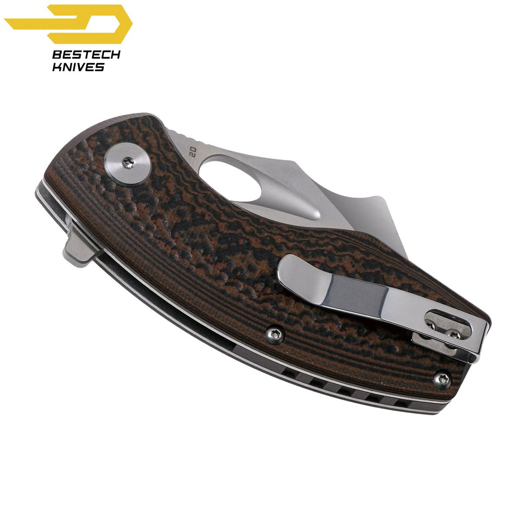 Bestech Navalha Lizard Preto Laranja G10 D2 — foto 2