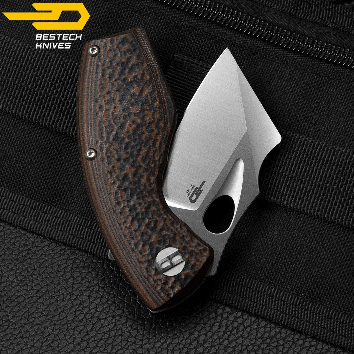 Bestech Navalha Lizard Preto Laranja G10 D2 — foto 5