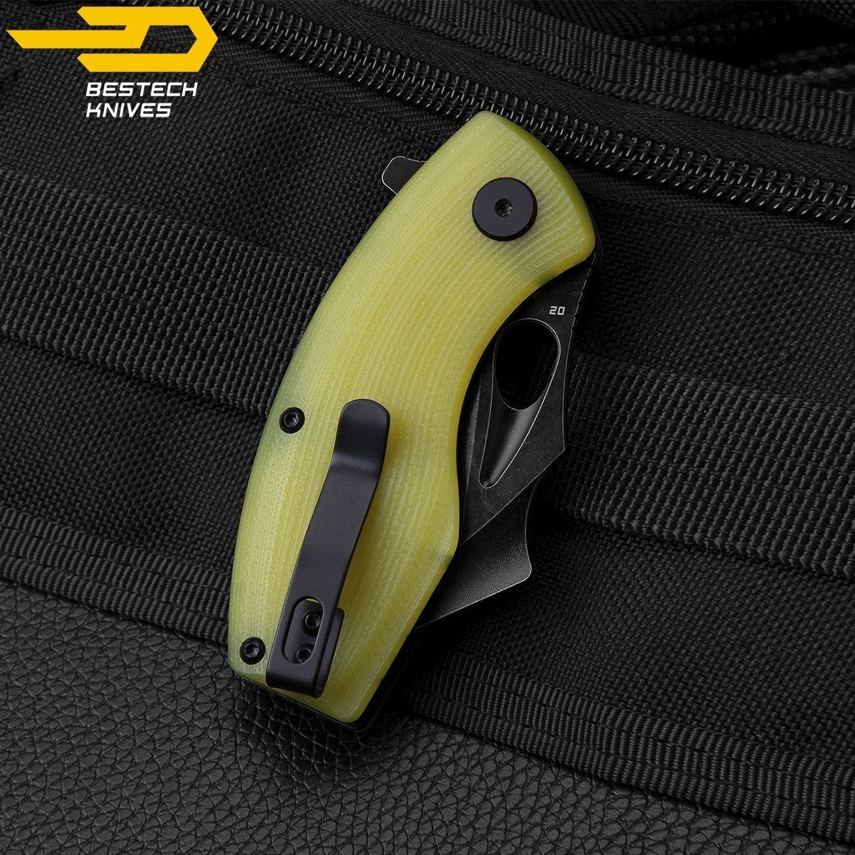 Bestech Navalha Lizard Verde Lima G10 D2 — foto 8