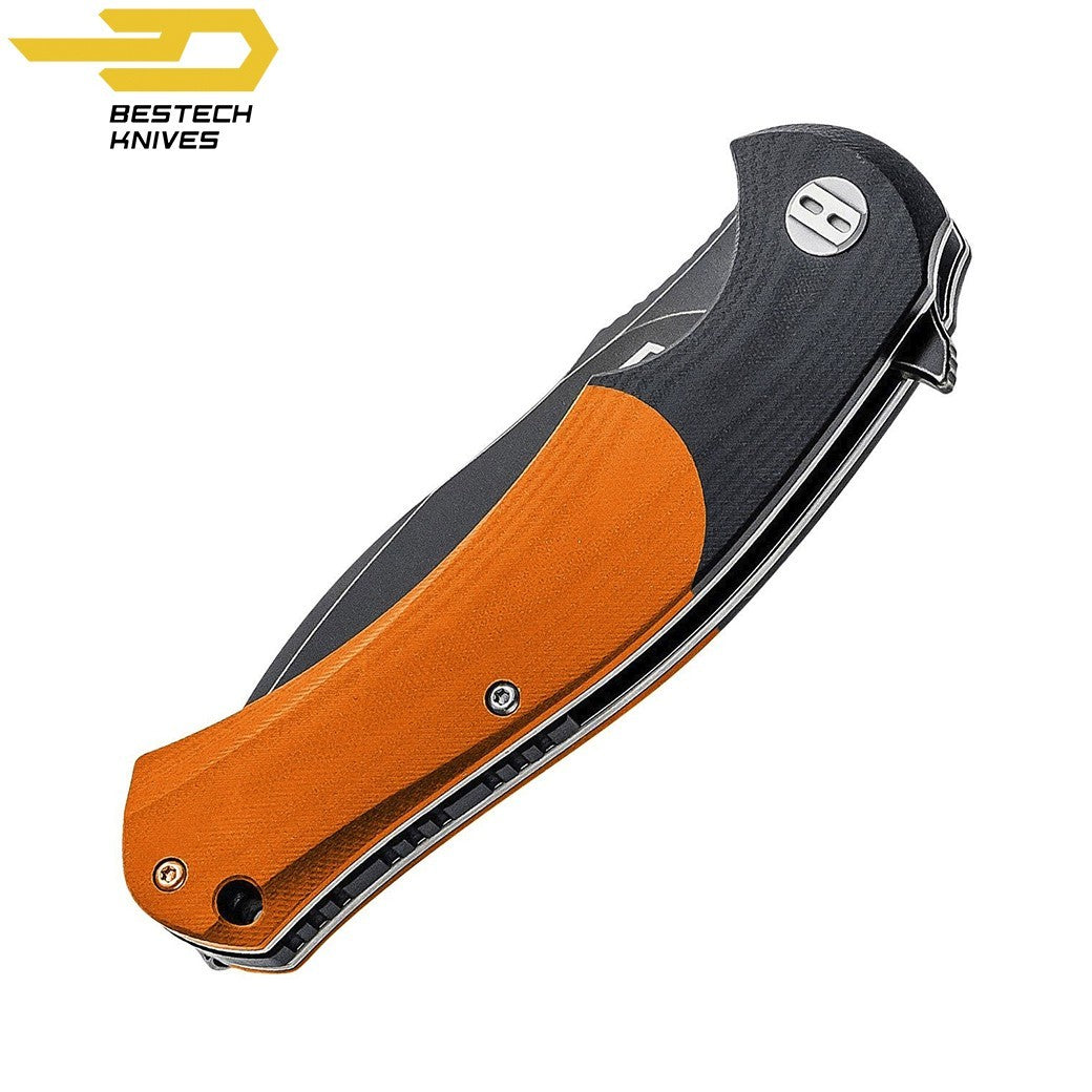Bestech Navalha Penguin Preto Laranja  G10 D2 — foto 3