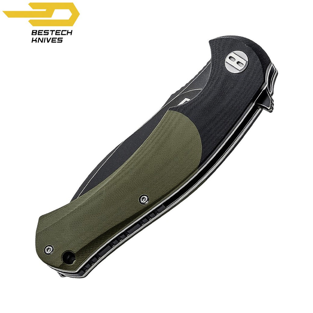Bestech Navalha Penguin Preto Verde Tropa G10 D2 — foto 3