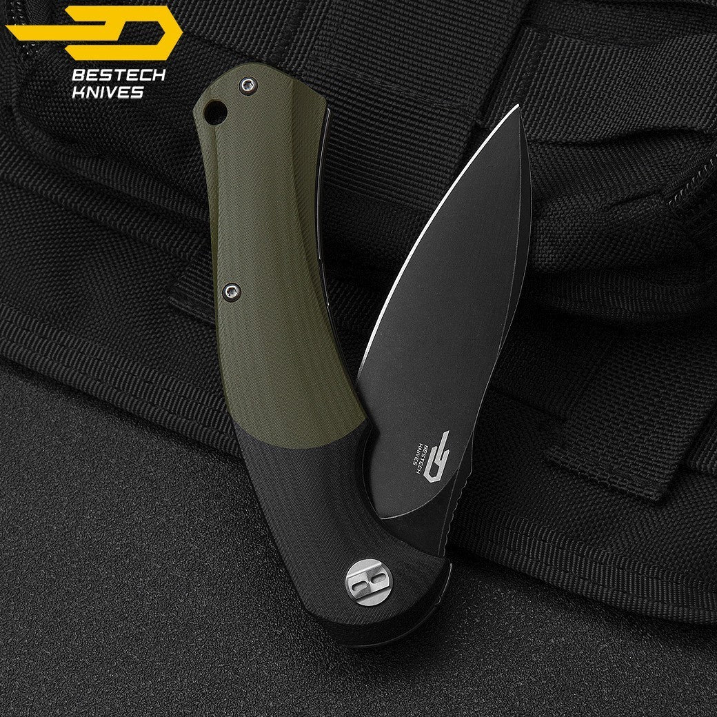Bestech Navalha Penguin Preto Verde Tropa G10 D2 — foto 5