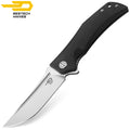 Bestech Navalha Scimitar Preto  G10 D2