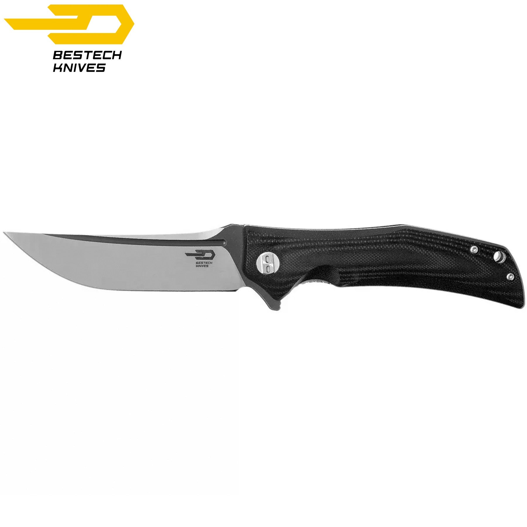 Bestech Navalha Scimitar Preto  G10 D2 — foto 5