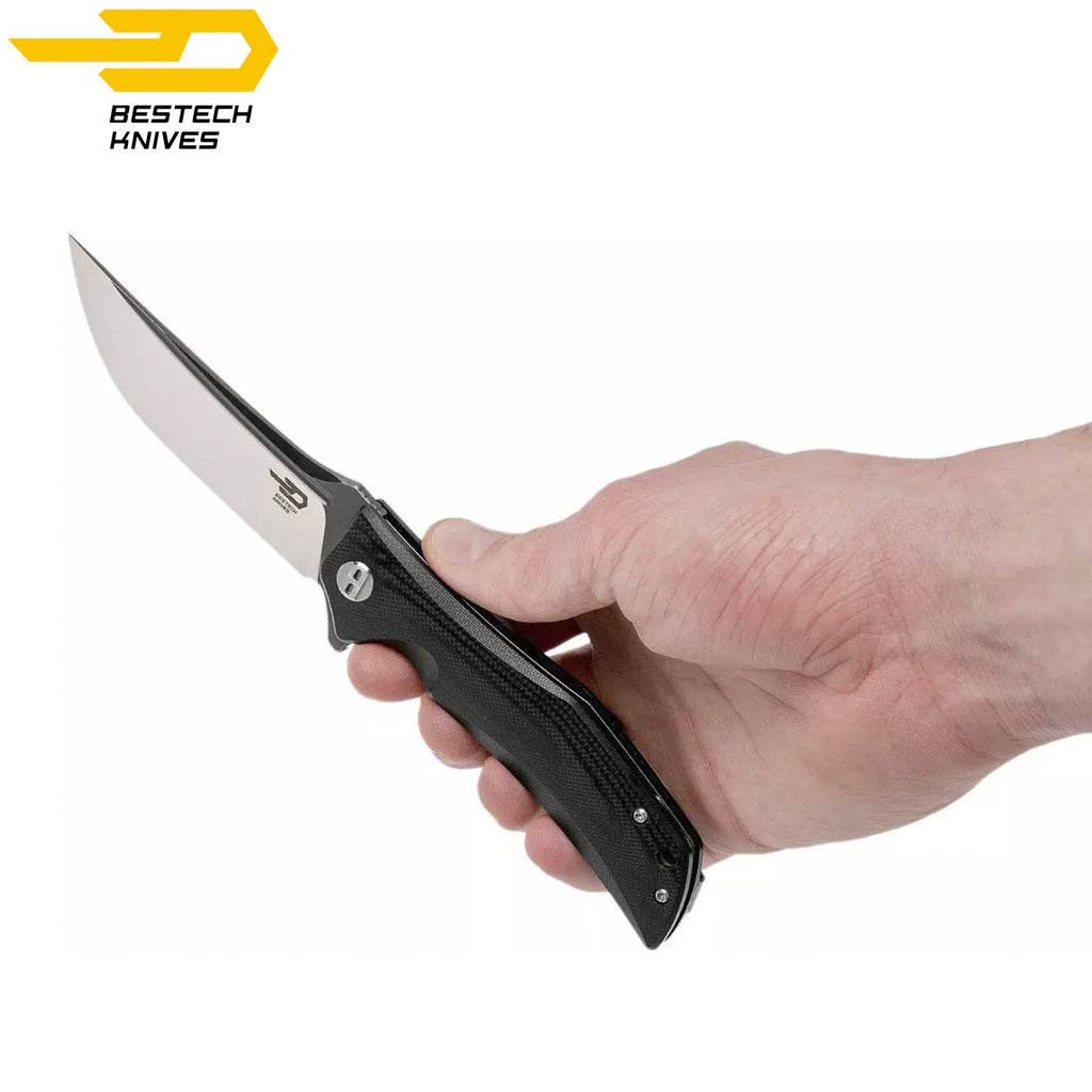 Bestech Navalha Scimitar Preto  G10 D2 — foto 3