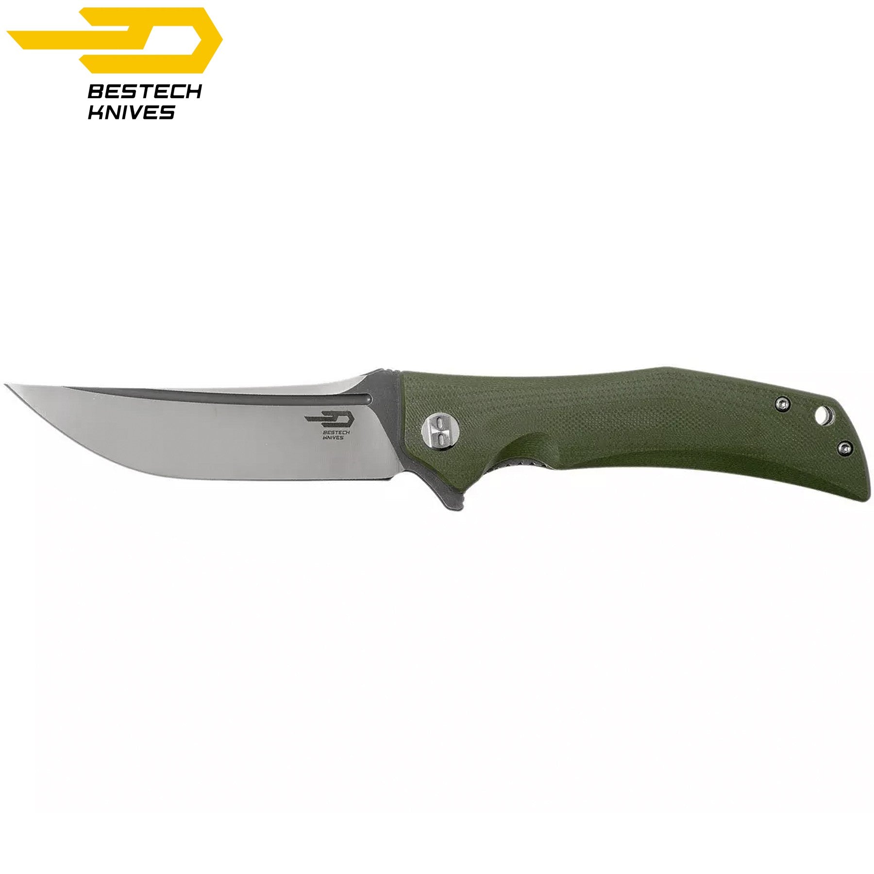 Bestech Navalha Scimitar Verde Tropa G10 D2 — foto 5