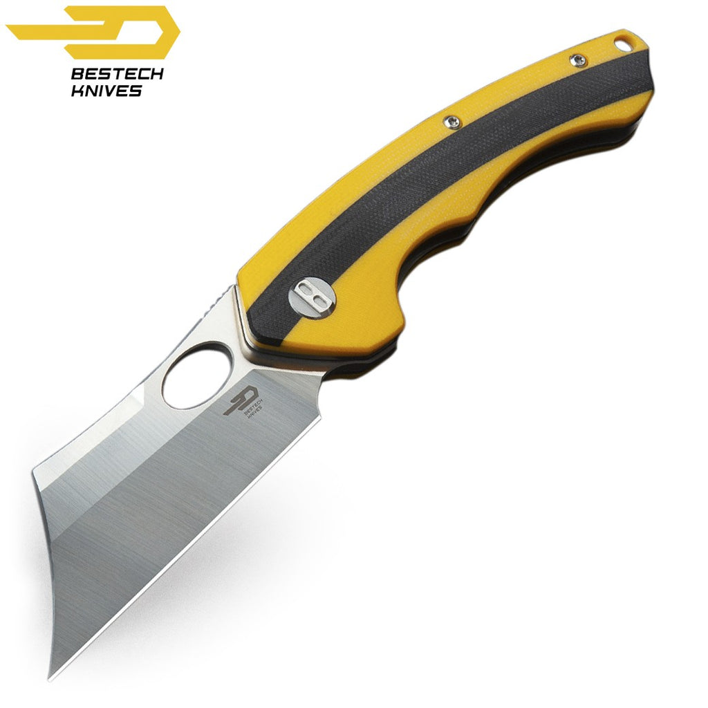 Bestech Navalha Skirmish Amarelo Preto G10 D2