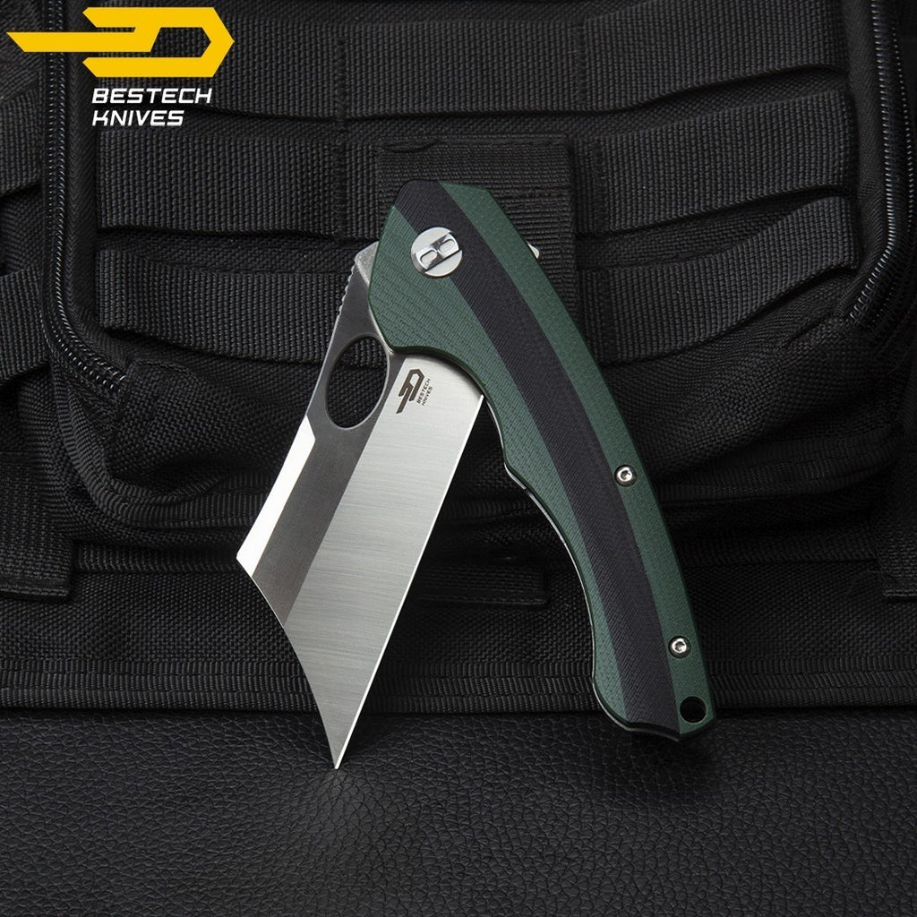 Bestech Navalha Skirmish Verde Tropa Preto G10 D2 — foto 3