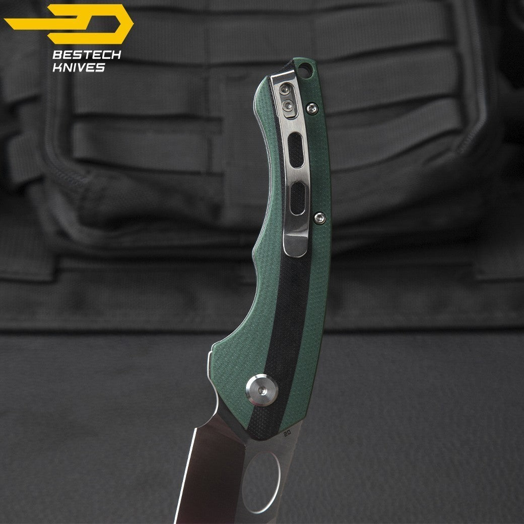 Bestech Navalha Skirmish Verde Tropa Preto G10 D2 — foto 7