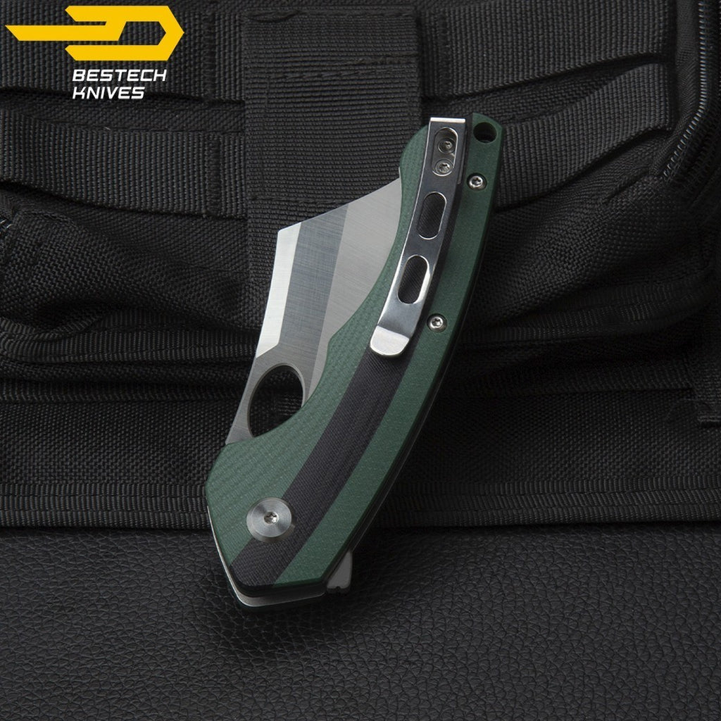 Bestech Navalha Skirmish Verde Tropa Preto G10 D2 — foto 4