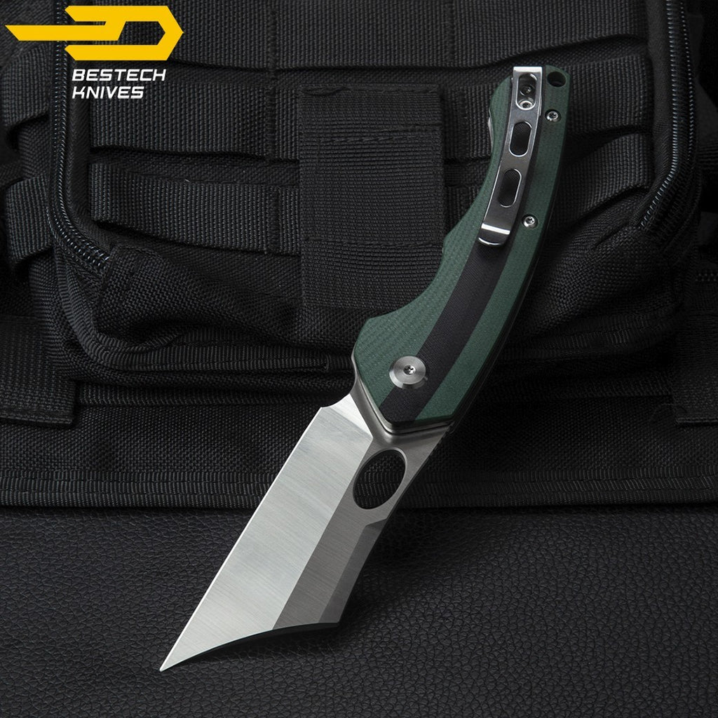 Bestech Navalha Skirmish Verde Tropa Preto G10 D2 — foto 6
