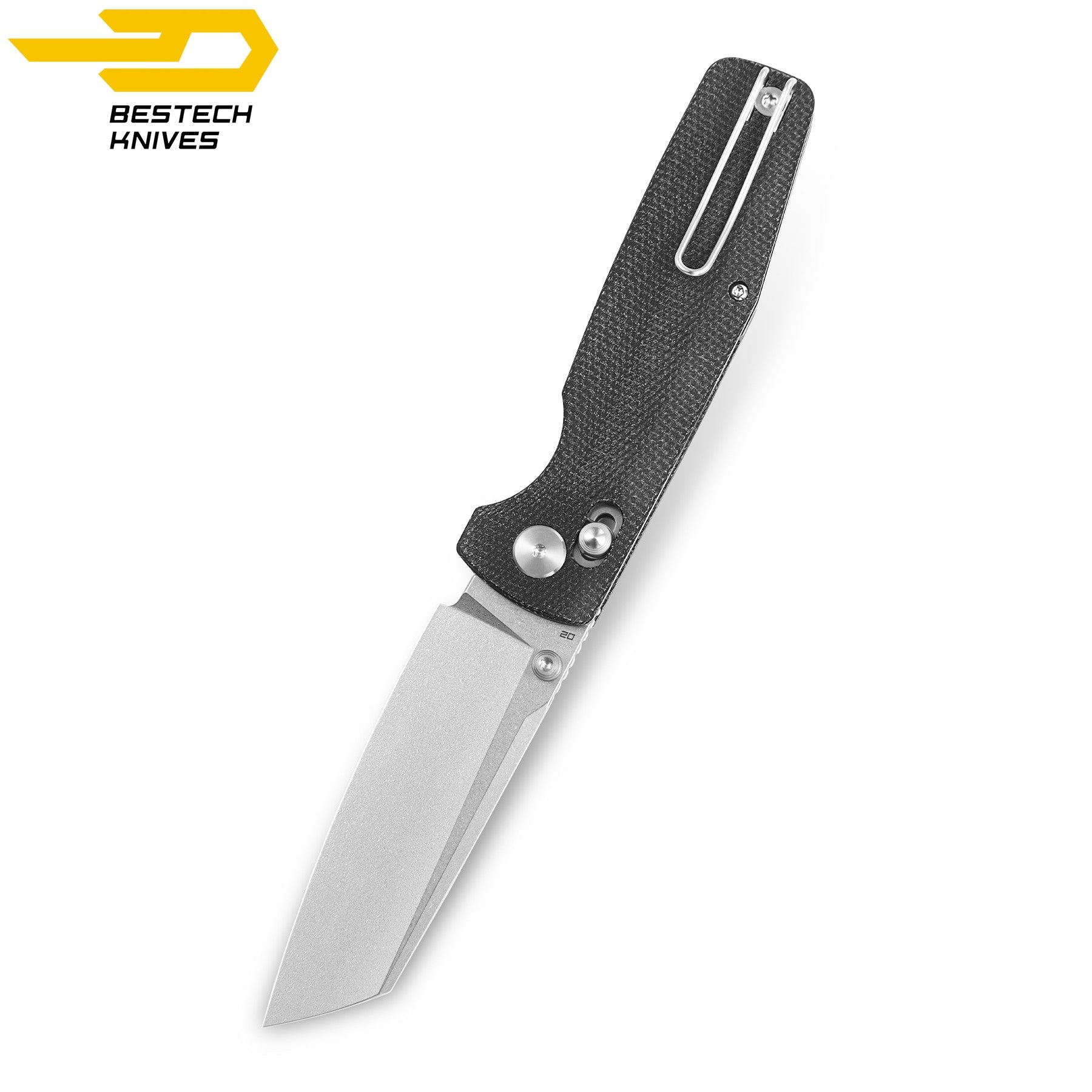 Bestech Navalha Slasher Preto Micarta D2 — foto 4