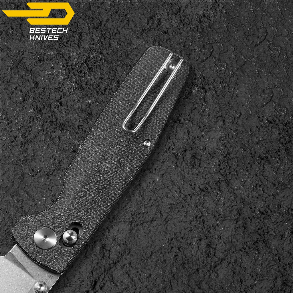 Bestech Navalha Slasher Preto Micarta D2 — foto 7