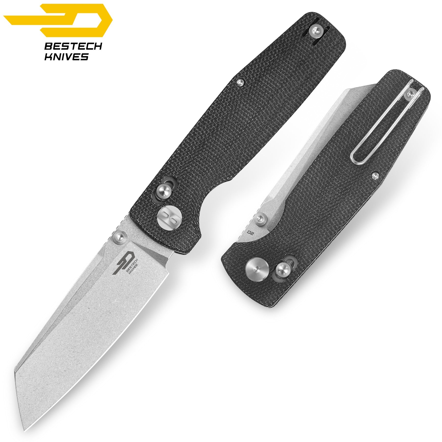 Bestech Navalha Slasher Preto Micarta D2 — foto 3